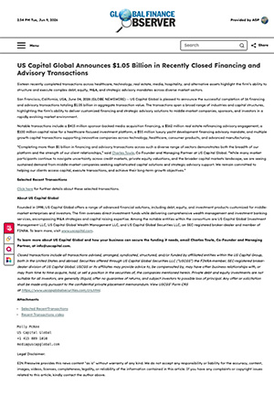 Global Finance Observer